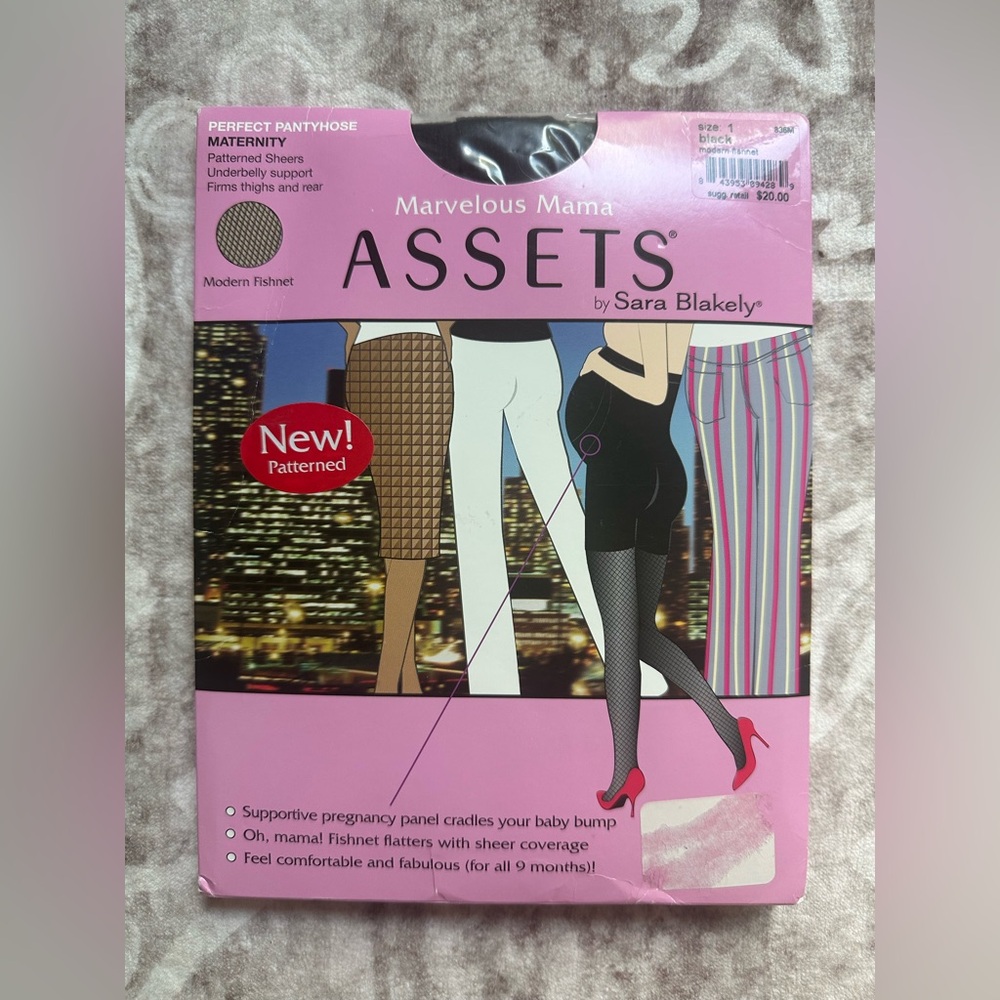 ASSETS by Sara Blakely Maternity Fishnet Sheers